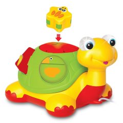 Каталка-сортер Kiddieland Черепаха-знайка на русском языке 049742, Разноцветный