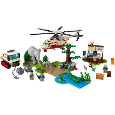Конструктор LEGO City Операция по спасению зверей 525 деталей 60302