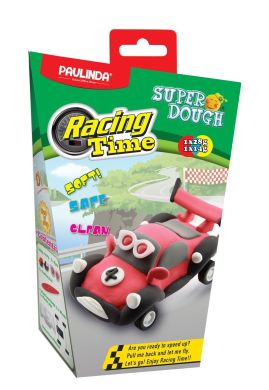 Масса для лепки Paulinda Super Dough Racing time Машинка, красный PL-081161-4