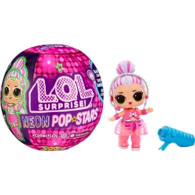 Игровой набор с куклой L.O.L. SURPRISE! серии Neon Pop ЗВЕЗДЫ (в ассорт., в диспл.) 120674