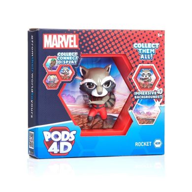 Колекційна фігурка WOW! PODS 4D серії Марвел РАКЕТА (10 cm) MVL-1038-12
