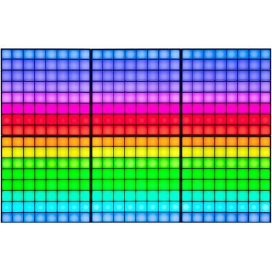 Панель Smart LED Twinkly Squares 1 Starter + 5 Extension RGB IP20 16x16см кабель білий TWQ064STW-07-BEU