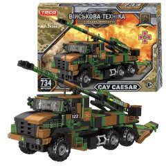 Конструктор 34360 (18) "Teko", 734 деталі, САУ &ldquo;CAESAR&rdquo;, в коробці