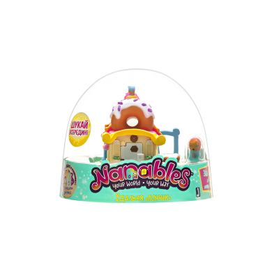 Игровая фигурка Nanables Jazwares Small House Город сладостей Столовая Пончик 8 см NNB0011