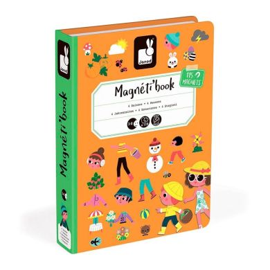 Магнитная книга Janod 4 сезона J02721