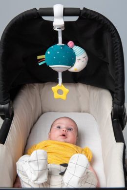 Музыкальная игрушка-подвеска Taf Toys Сонный Месяц голубая 12585, Голубой