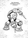 Веселые раскраски Teenage Mutant Ninja Turtles 121264