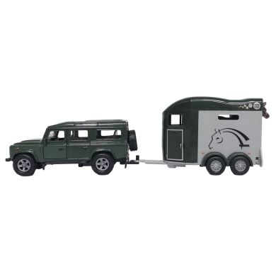 Ігровий набір - Land Rover (з причіпом і фігурками коней)