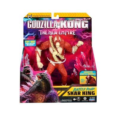 Фигурка GODZILLA X KONG СКАР КИНГ ГОТОВ К БОЮ (18 cm, звук) 35508G