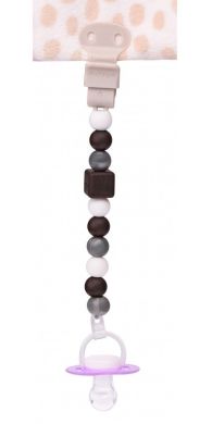 Тримач для пустушки Nattou Коричневий 878579, Коричневий