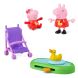 Ігровий набір PEPPA FIGURINES серії Моменти з Пеппою &ndash; СЕСТРИЧКИ НА ПРОГУЛЯНЦІ G0528