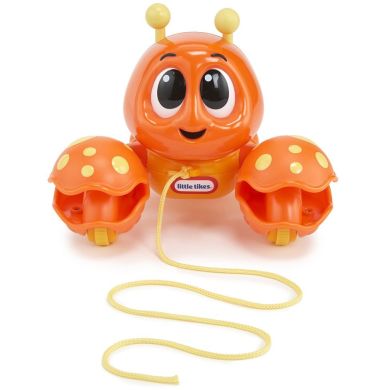 Игрушка-каталка на веревочке Little Tikes Веселый Лобстер 638534, Оранжевый