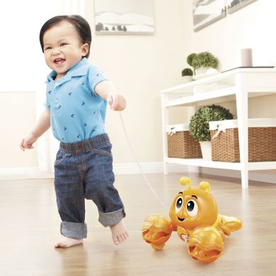 Игрушка-каталка на веревочке Little Tikes Веселый Лобстер 638534, Оранжевый