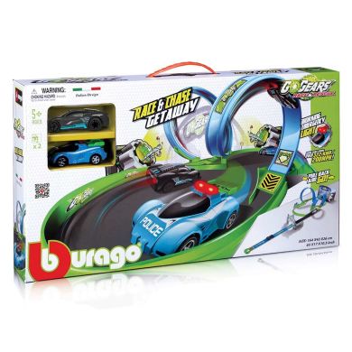 Игровой набор Bburago GoGears Полицейская погоня 18-30349