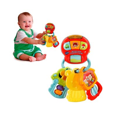 Интерактивная игрушка-ключики VTech Открывай и изучай звуковые на русском 80-505126, Жёлтый