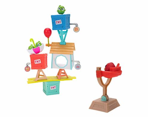 Набор коллекционных фигурок Jazwares Angry Birds ANB Medium Playset Pig City Build 'n Launch Playset ANB0015