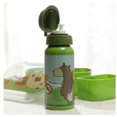 Бутылка для воды Sigikid Forest Grizzly 400 мл 24768SK, Зелёный, 1