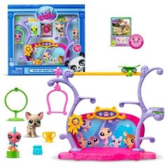Ігровий набір LITTLEST PET SHOP ШОУ ТАЛАНТІВ (2 фігурки, сцена, аксес.) 558