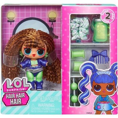 Кукла L.O.L SURPRISE! серии Hair Hair Hair СТИЛЬНЫЕ ПРИЧЕСКИ S2 (в ассорт.,в диспл) 584445