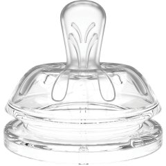 Соска для пляшечки Nuvita Mimic силіконова від 6 місяців для густої їжі NV6064