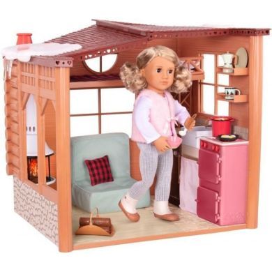 Игровой набор Our Generation Cozy Cabin Дом с аксессуарами BD37961