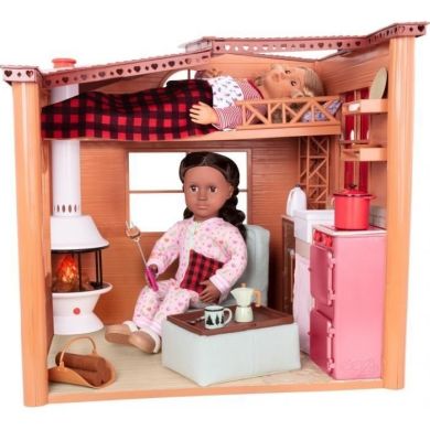 Игровой набор Our Generation Cozy Cabin Дом с аксессуарами BD37961