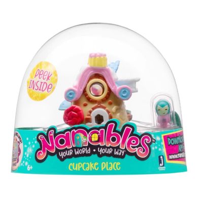 Игровая фигурка Nanables Jazwares Small House Город сладостей Кондитерская Лучшие капкейки 8 см NNB0010