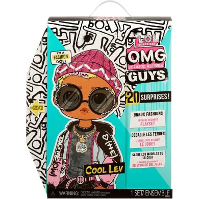 Игровой набор с куклой L.O.L. Surprise! серии O.M.G. Guys Бойфренд (с аксессуарами) 576716