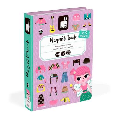 Магнитная книга Janod «Наряды для девочки» J02718