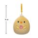 М'яка іграшка на кліпсі Squishmallows- Пташеня Трістон (9cm)