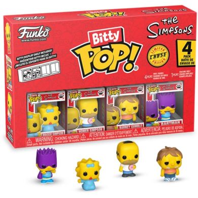 Набір ігрових фігурок BITTY POP! серії Сімпсони МЕҐҐІ (4 фігурки в ас.) 85709
