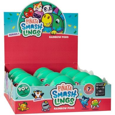 Набор фигурок в яйце PINATA SMASHLINGS ВЕСЕЛЫЕ ГЕРОИ (2 фигурки, в ассорт.) SL2009