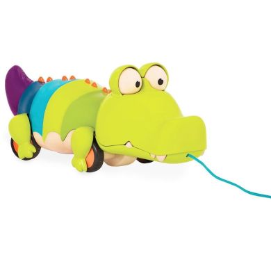 Іграшка-каталка Battat Крокодил Клац-клаус BX1674Z, Зелений