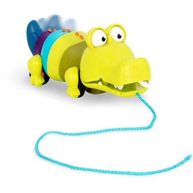 Іграшка-каталка Battat Крокодил Клац-клаус BX1674Z, Зелений