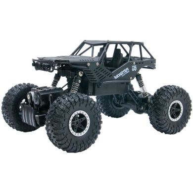 Автомобиль на р/у Sulong Toys 1:18 Off-Road Crawler Tiger Матовый черный SL-111RHMBl