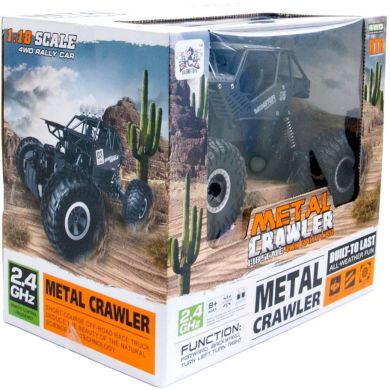 Автомобиль на р/у Sulong Toys 1:18 Off-Road Crawler Tiger Матовый черный SL-111RHMBl