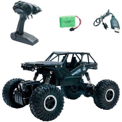 Автомобиль на р/у Sulong Toys 1:18 Off-Road Crawler Tiger Матовый черный SL-111RHMBl