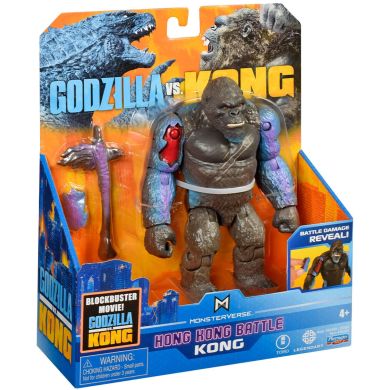 Фигурка Godzilla vs. Конг Конг с боевыми ранами и топором, 15 см Godzilla vs. Kong 35354