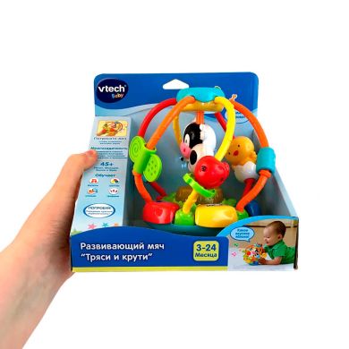 Інтерактивна іграшка VTech Тряси і крути озвучений російською 80-502926, Жовтий