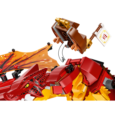 Конструктор Нападение Огненное дракона LEGO NINJAGO 563 детали 71753