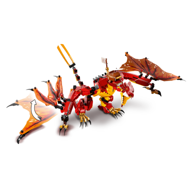 Конструктор Нападение Огненное дракона LEGO NINJAGO 563 детали 71753