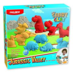 Песок для творчества Paulinda Sandy clay Jurassic Valley 600 грамм, 10 единиц PL-140019