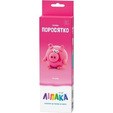 Набір пластиліну, що самостійно твердіє, Lipaka &ndash; поросятко 30045-UA01
