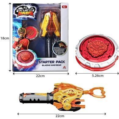 Волчок Infinity Nado VI серия Starter Pack Blazing War Bear Горящий Боевой Медведь EU654112