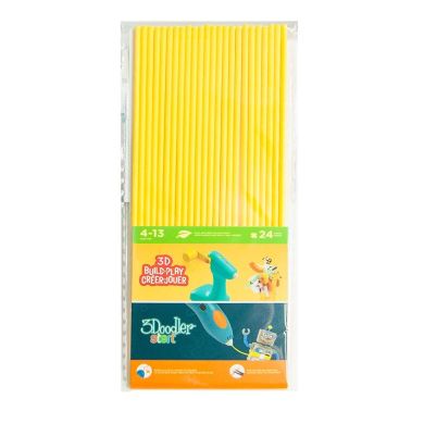 Набір стержнів для 3D-ручки 3Doodler Start Жовтий 24 шт 3DS-ECO04-YELLOW-24