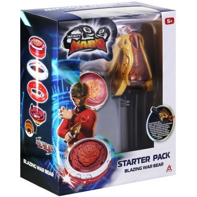 Волчок Infinity Nado VI серия Starter Pack Blazing War Bear Горящий Боевой Медведь EU654112