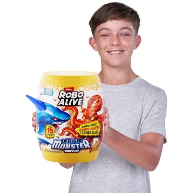 Інтерактивний ігровий набір ROBO ALIVE S1 ГЛИБОКОВОДНИЙ СЮРПРИЗ. ВЕЛИКА БІЛА АКУЛА 71155A