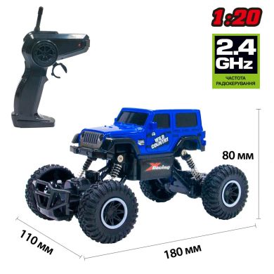 Автомобиль на р/у Sulong Toys 1:20 Off-Road Crawler Wild Country голубой SL-106AB