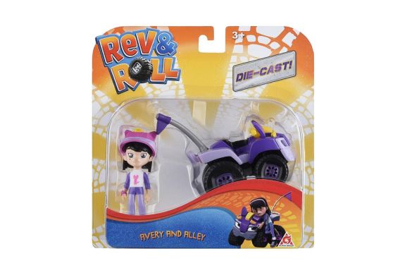 Ігровий набір Rev & Roll Рев і Рамбл DieCast Ейвері і Еллі EU881021