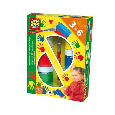 Пальчиковые краски Цветные ладошки Ses Creative 0306S
